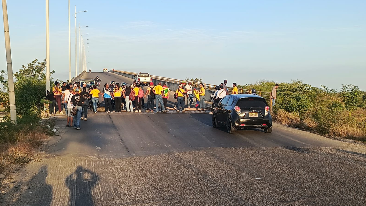 Protestas en Puente de Barú