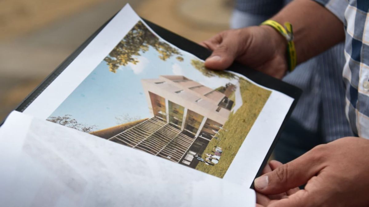 Obras del colegio Tecnológico Dámaso Zapata de Bucaramanga