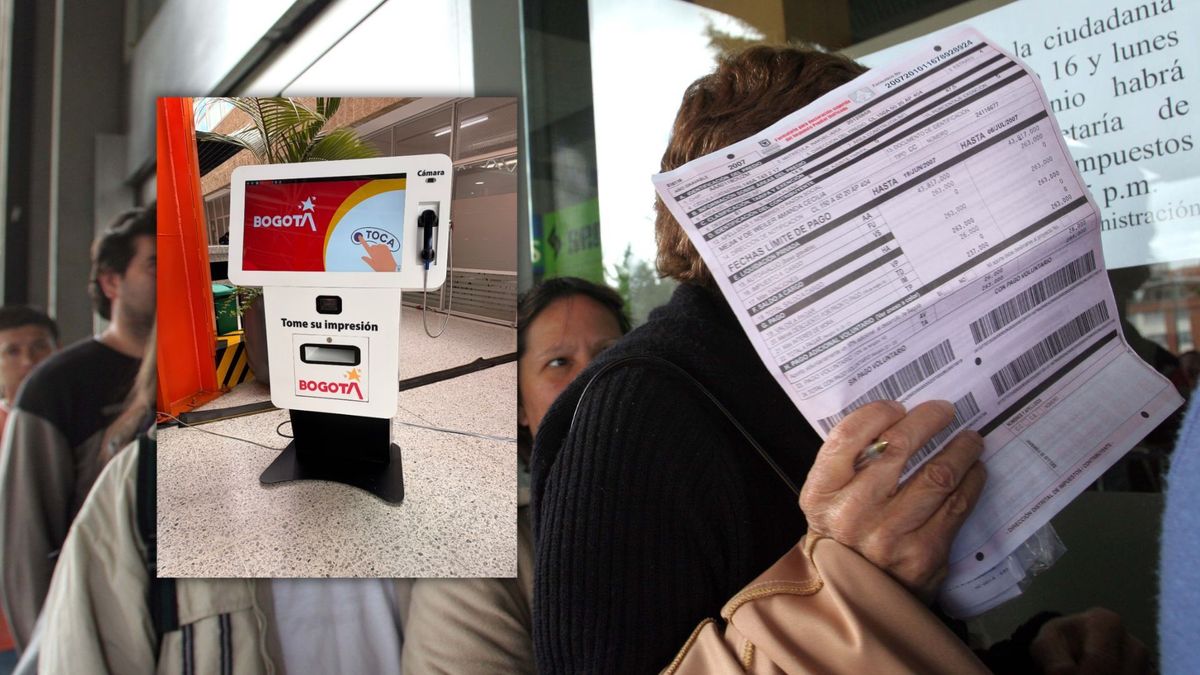 Personas haciendo fila para hacer trámites en un CADE