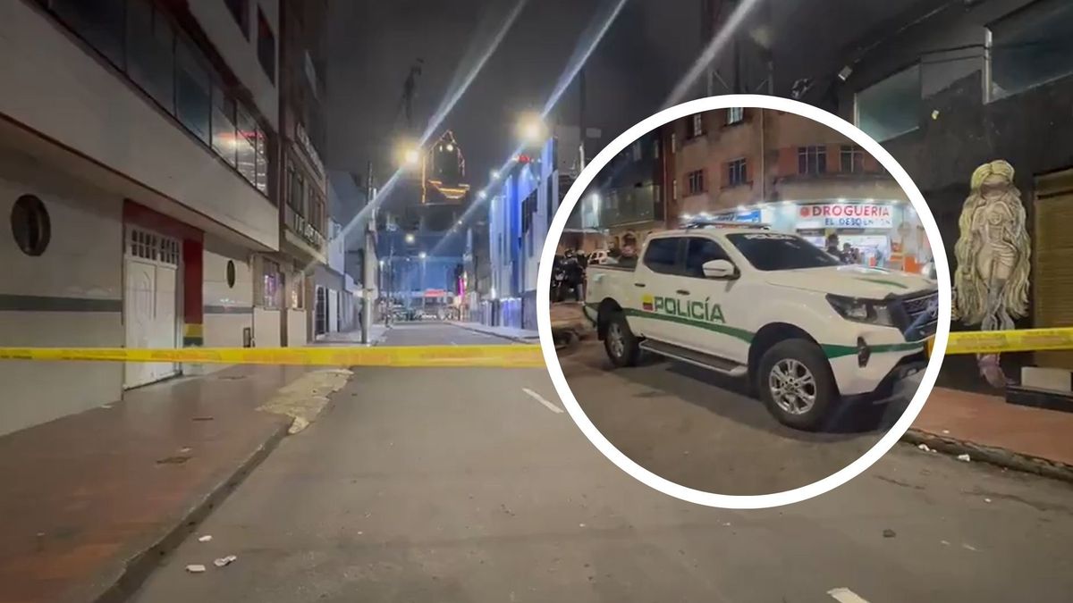 Escena de la balacera en el barrio Santa Fe