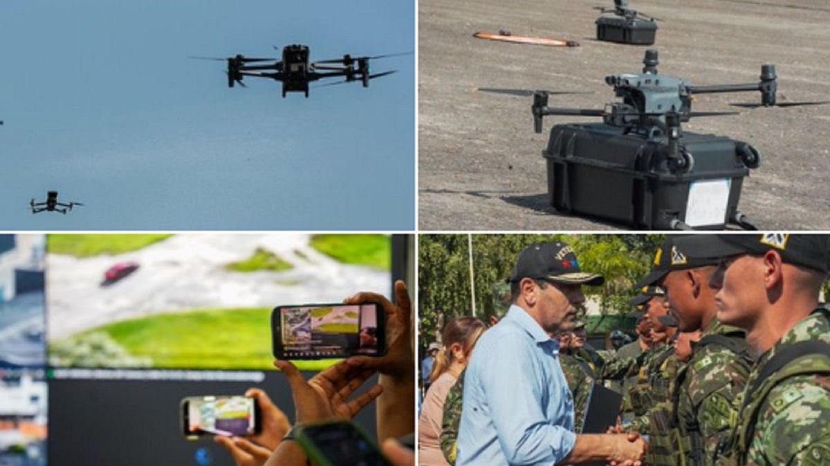 Monitoreo digital a través de drones y conectividad digital en Santander