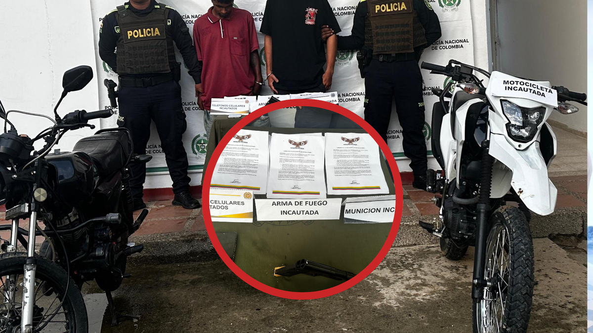 Dos hombres capturados en Bolívar