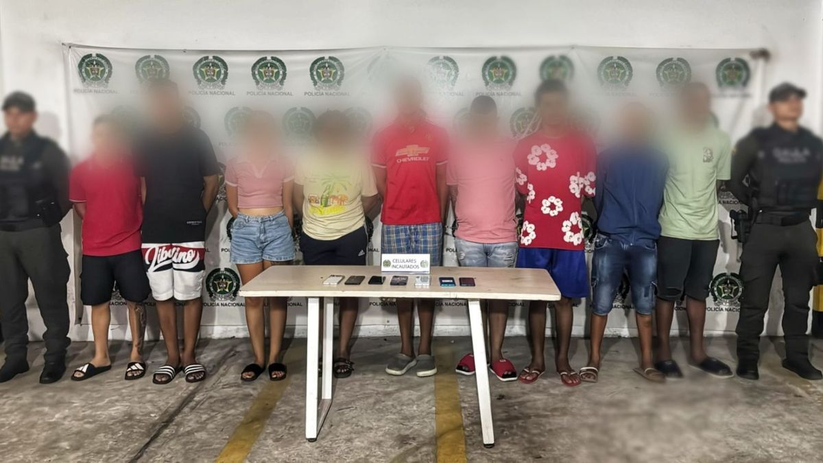 Capturados Nueve presuntos integrantes de Los Costeños