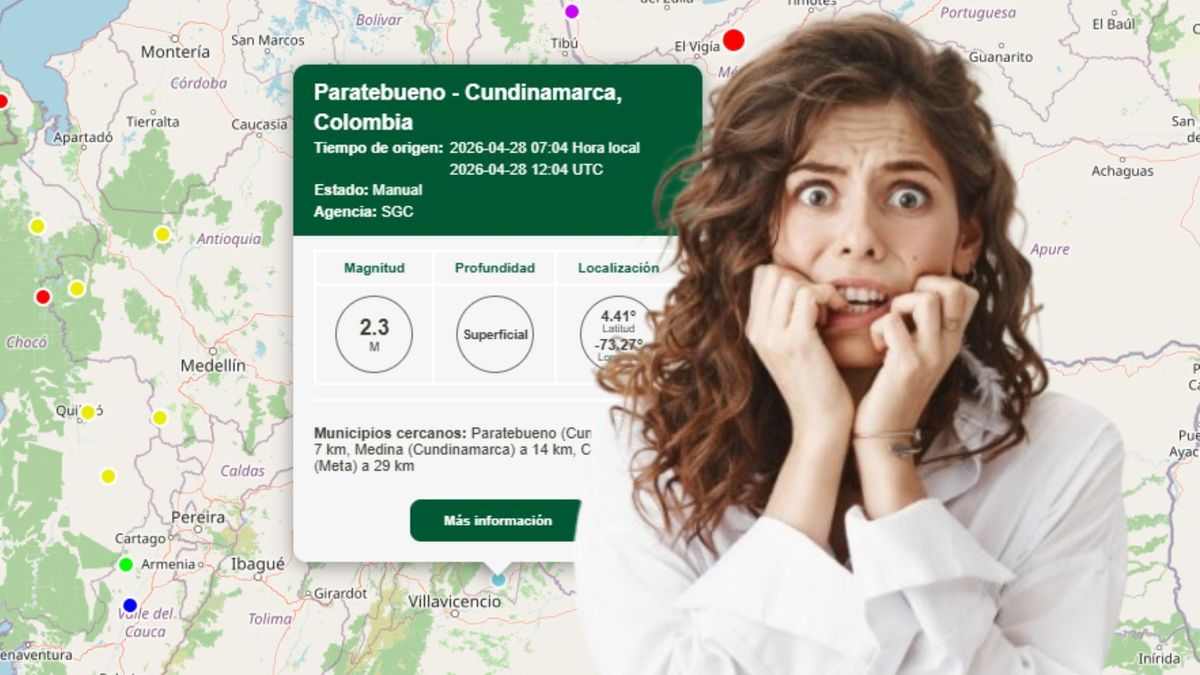 Temblor en Paratebueno, Cundinamarca