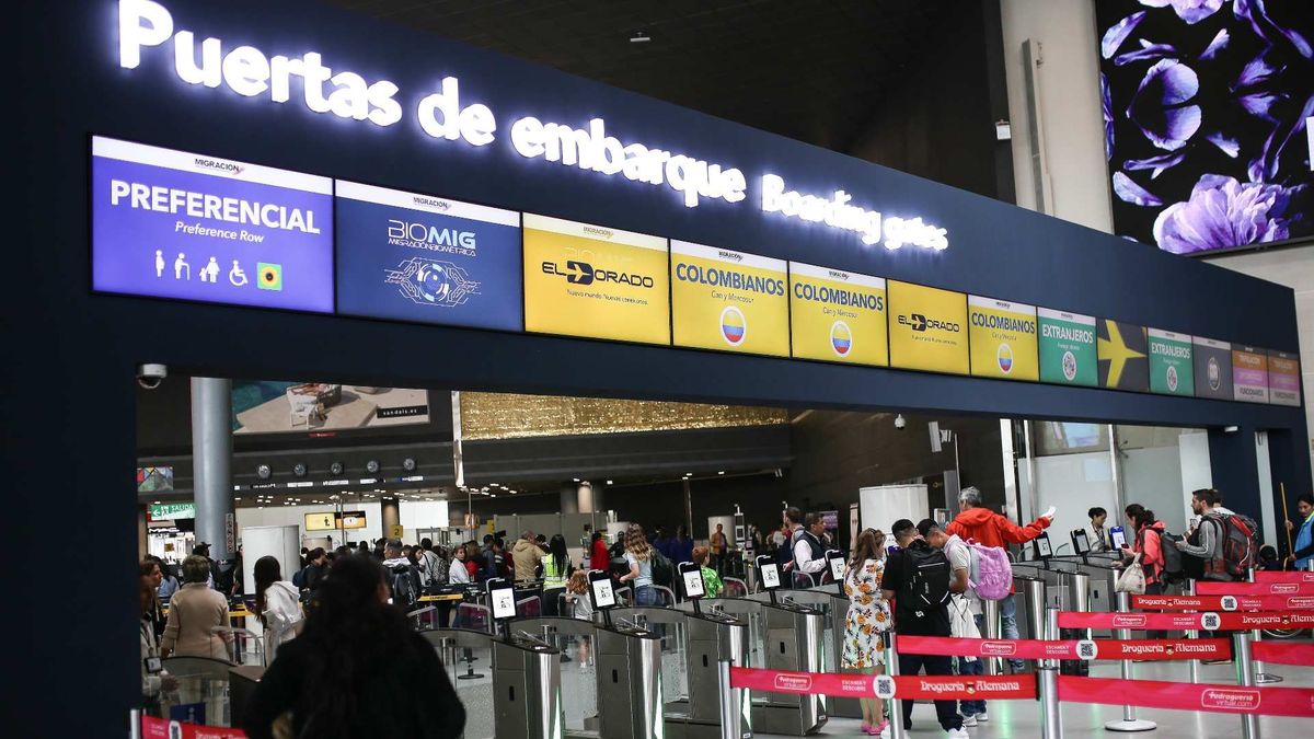 Aeropuerto El Dorado.