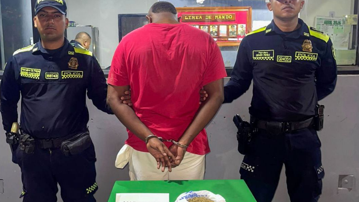 Capturado con Marihuana