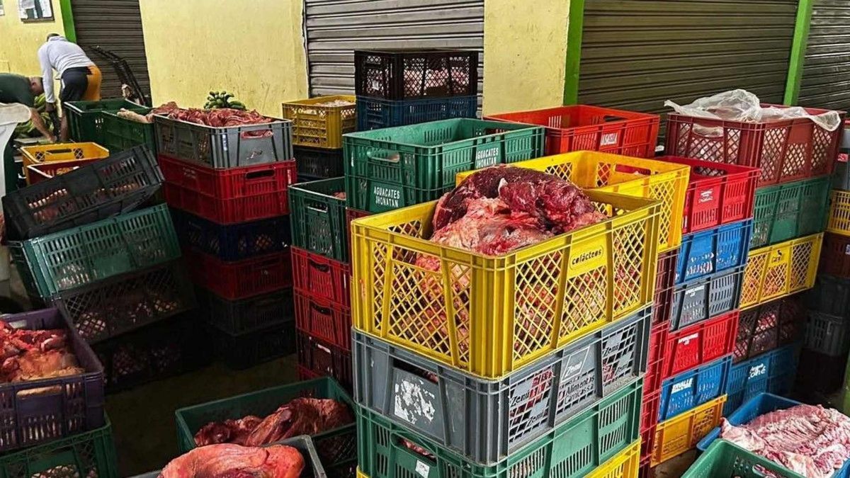 Las autoridades incautaron más de tres toneladas de carne en Medellín: no tenía control sanitario ni trazabilidad