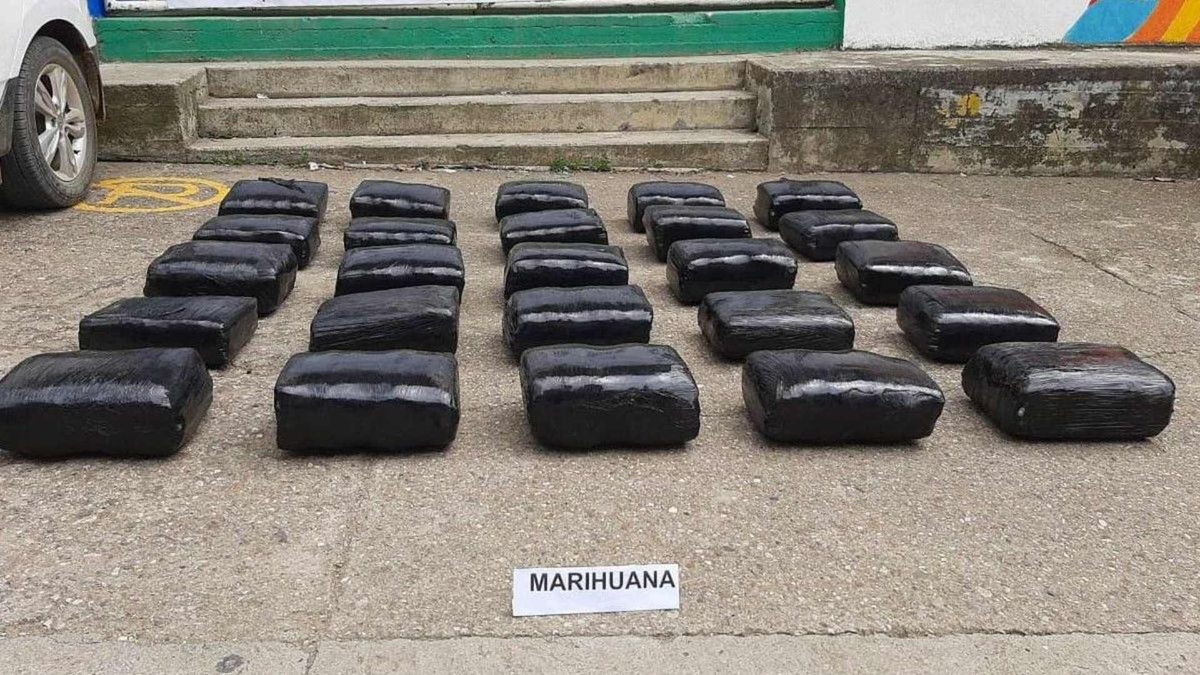 Incautan marihuana en Itagüí