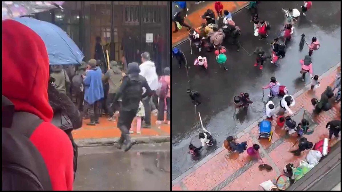 Protesta en el Ministerio del Interior