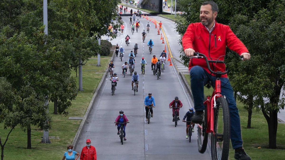 Cierres en la ciclovía de Bogota, 1 de mayo de 2026