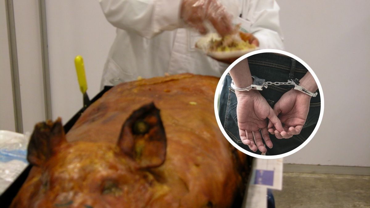 Vendedor de lechona y delincuente capturado