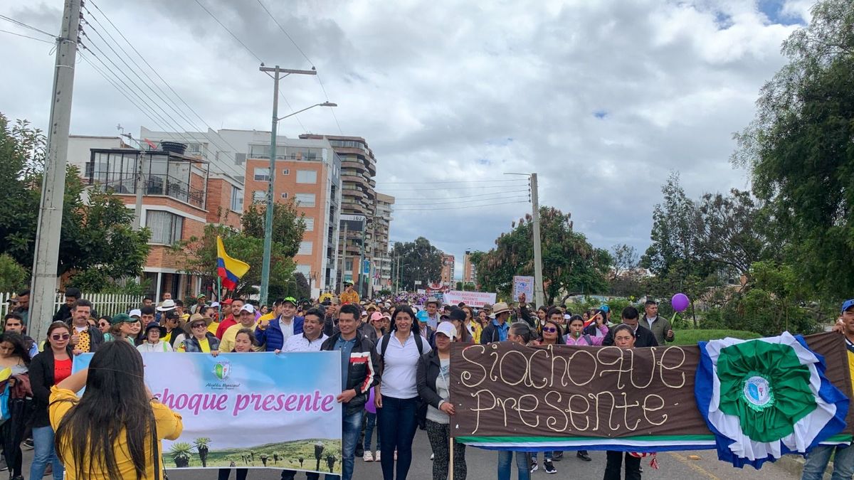 Movilizaciones día del trabajador en Boyacá