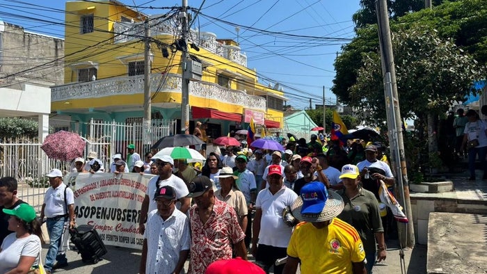 Protestas del 1 de mayo en Cartagena