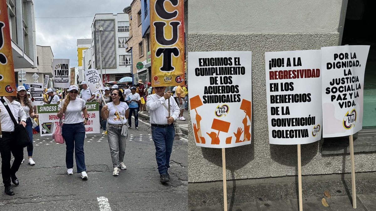 Marcha del Día del Trabajo en Armenia