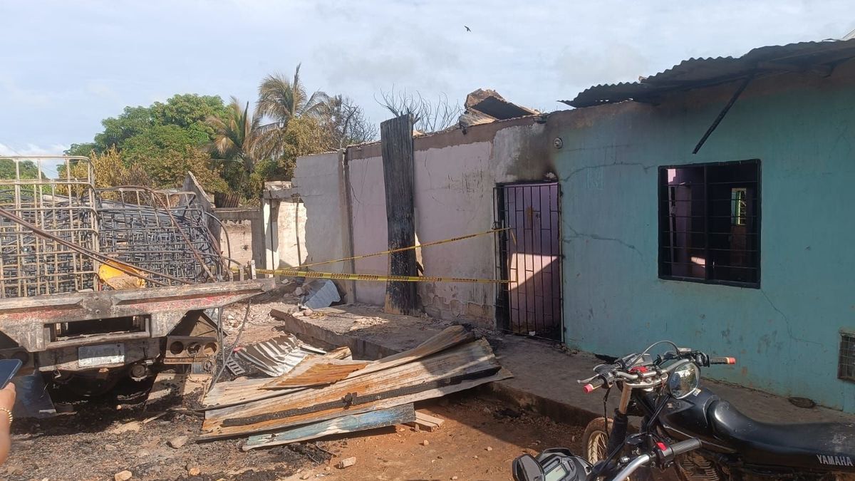 Incendio en 6 casas en el municipio Tiquisio