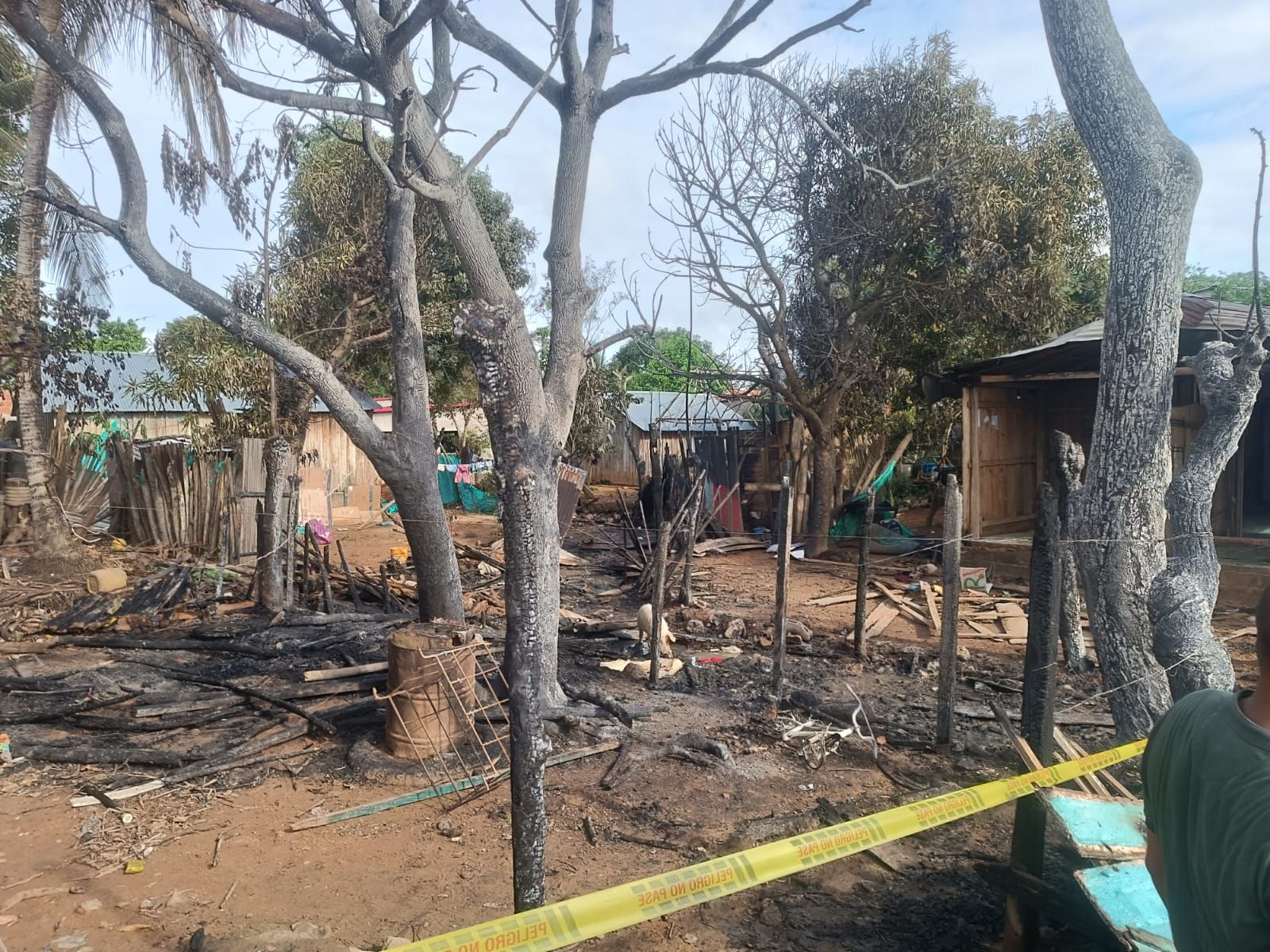 Incendio con camión cisterna en el municipio de Tiquisio