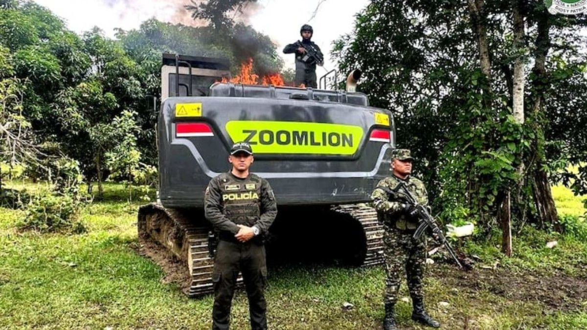 Golpe a la minería ilegal en San Luis, Antioquia