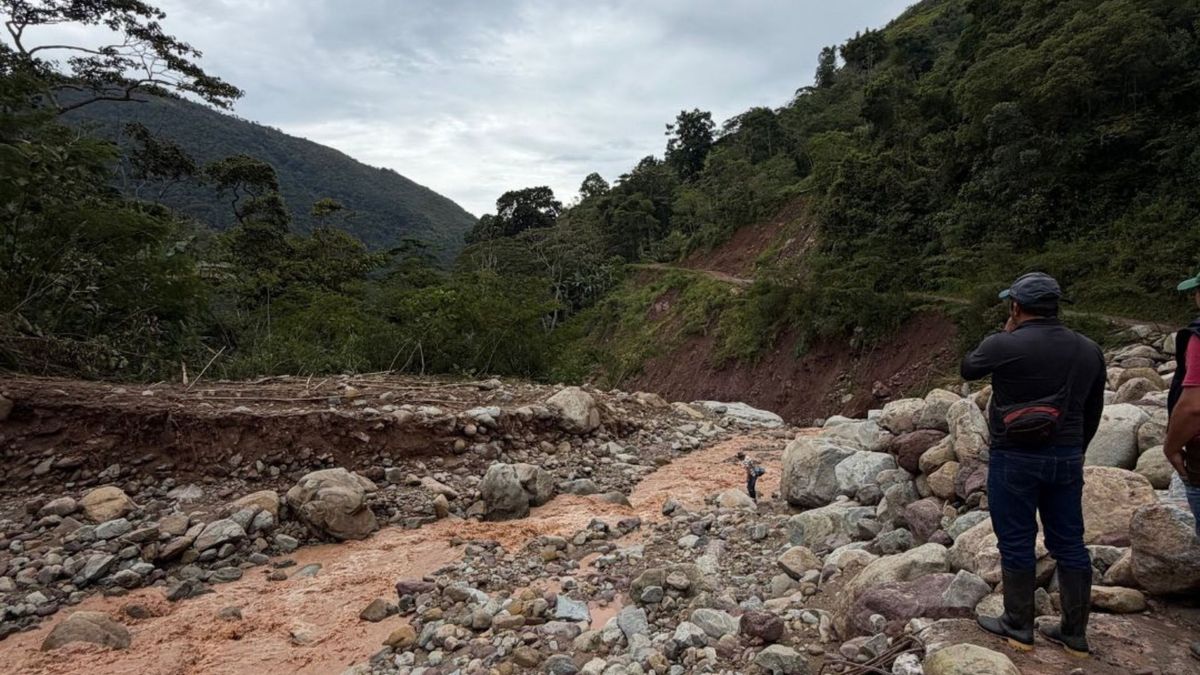 Avalancha dejó 180 personas incomunicadas en la vereda San Isidro de Galán, Santander
