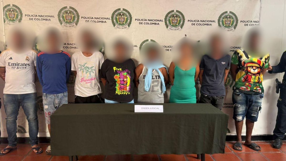Miembros de Los Costeños capturados