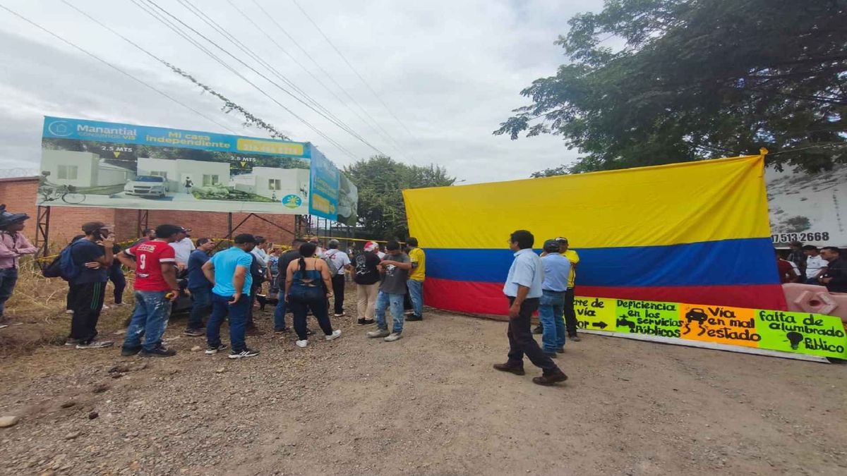 Bloqueo zona rural Palermo