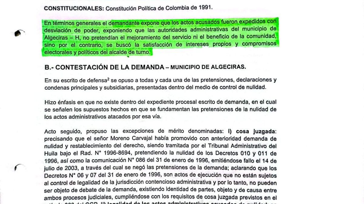 Contestación demanda