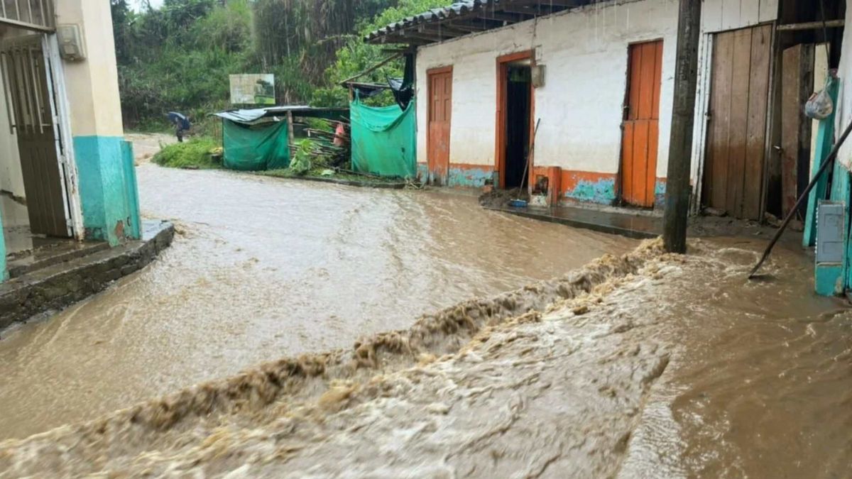 Inundaciones en el municipio de Versalles, Valle.