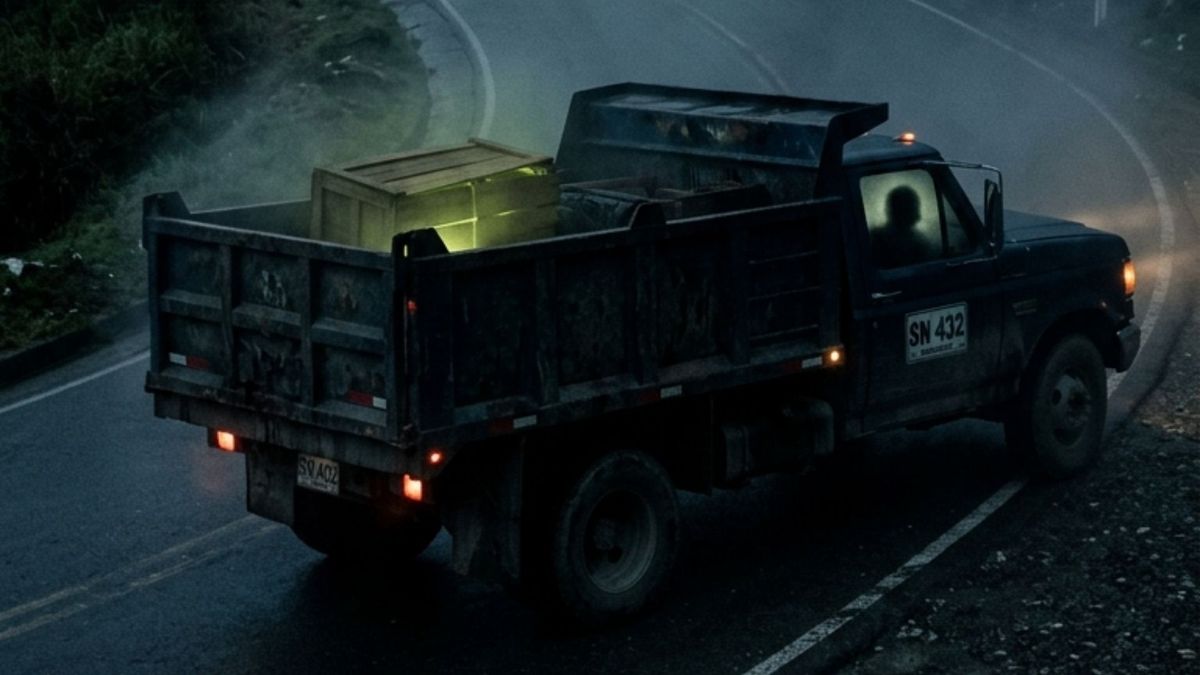 La carga misteriosa de un camión