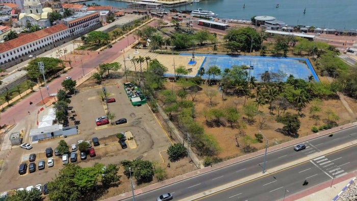 Parque de La Marina en Cartagena