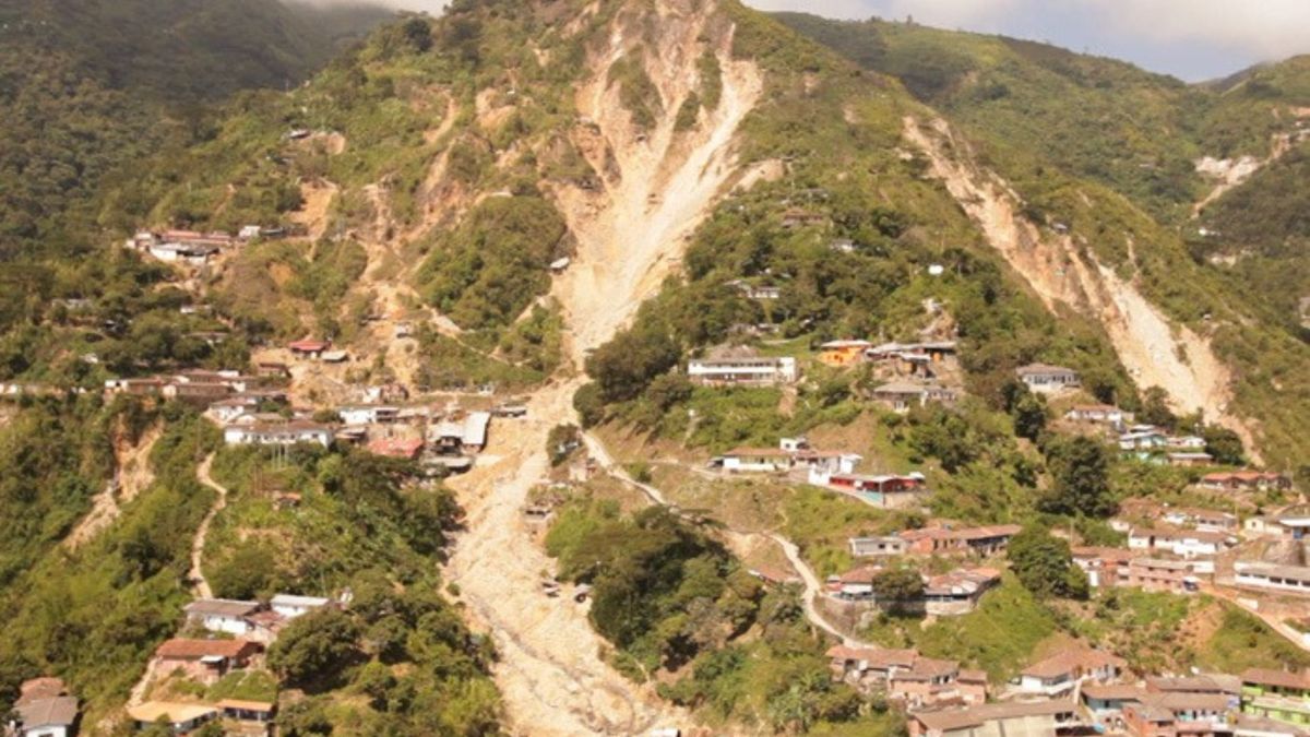 Panorama del municipio de Marmato Caldas