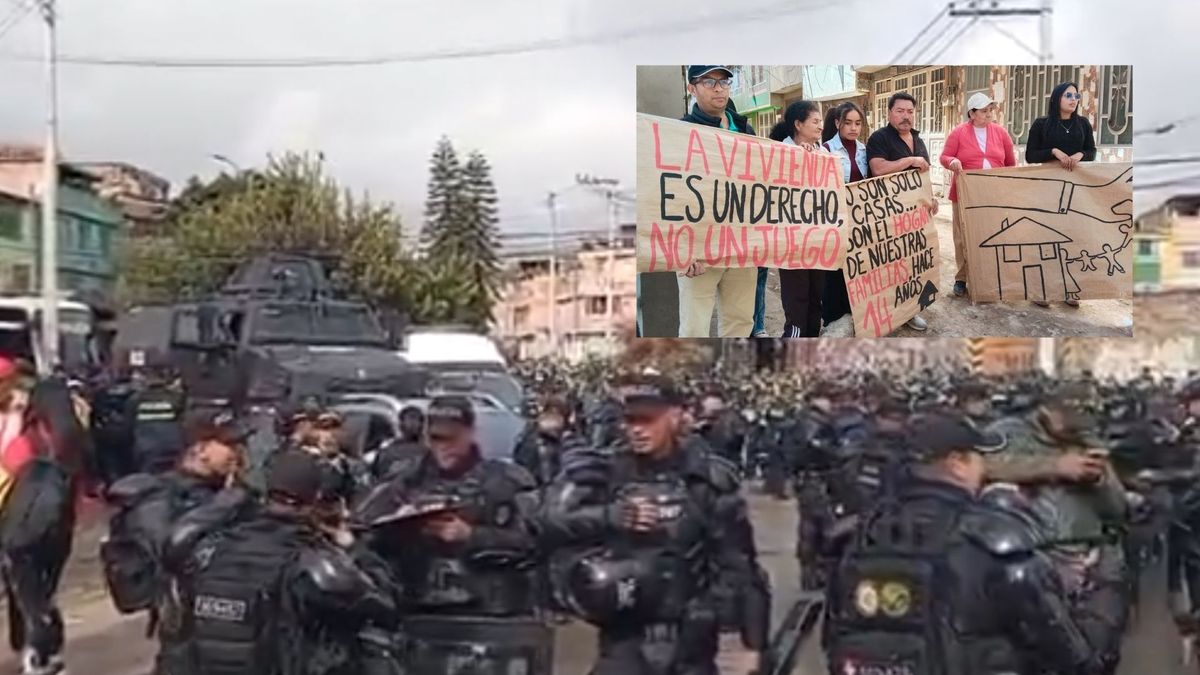 Desalojo de 98 familias en Bosa con presencia de la UNDMO