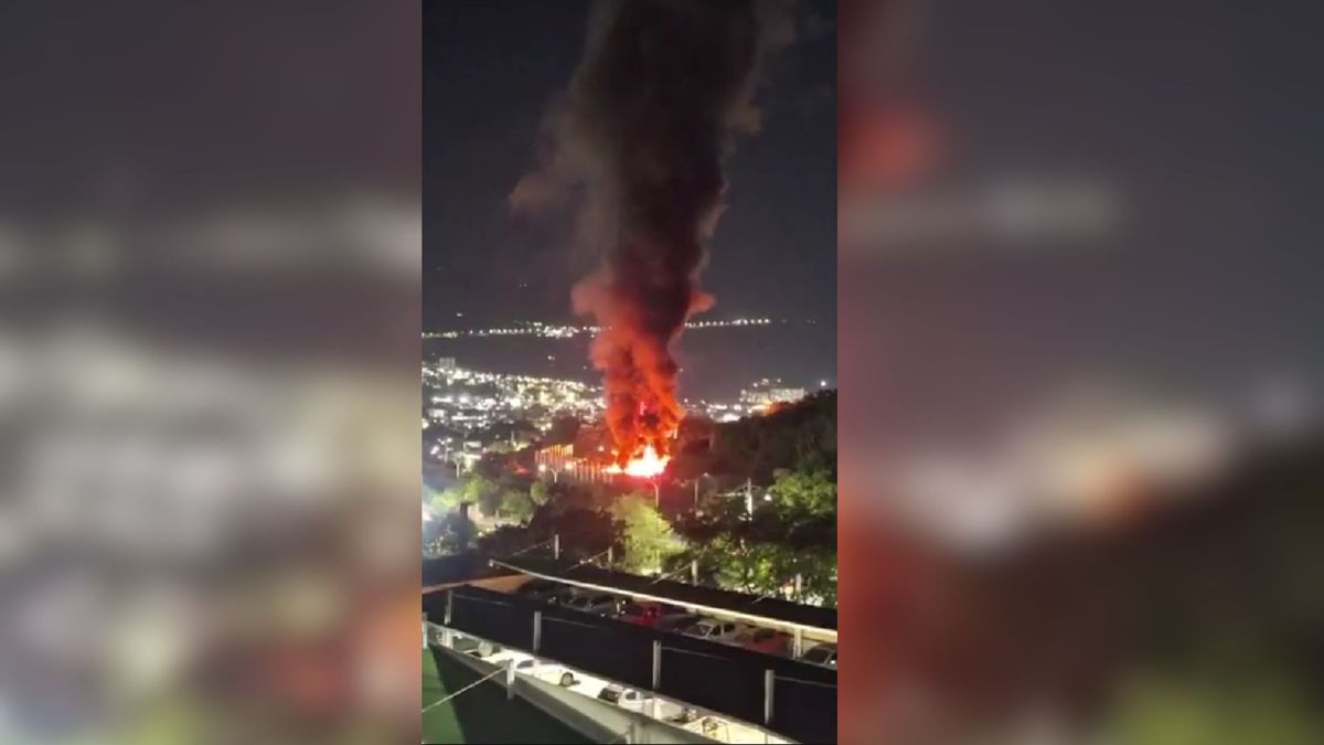 Nuevo incendio se registró en portal de Metrolínea en Girón, Santander