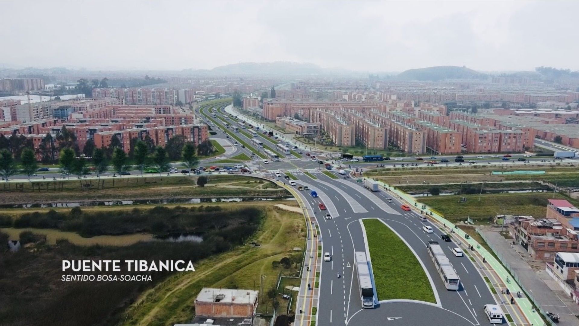 Nuevo puente acercará Soacha y reducirá vueltas en Bogotá