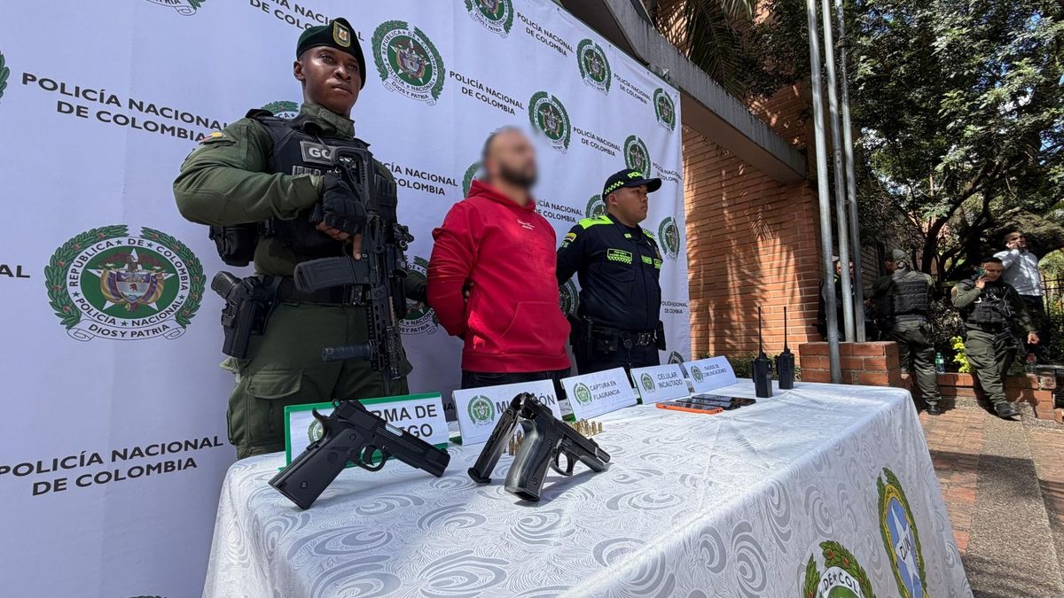 Capturan a alias el 'Huelillo' en Medellín