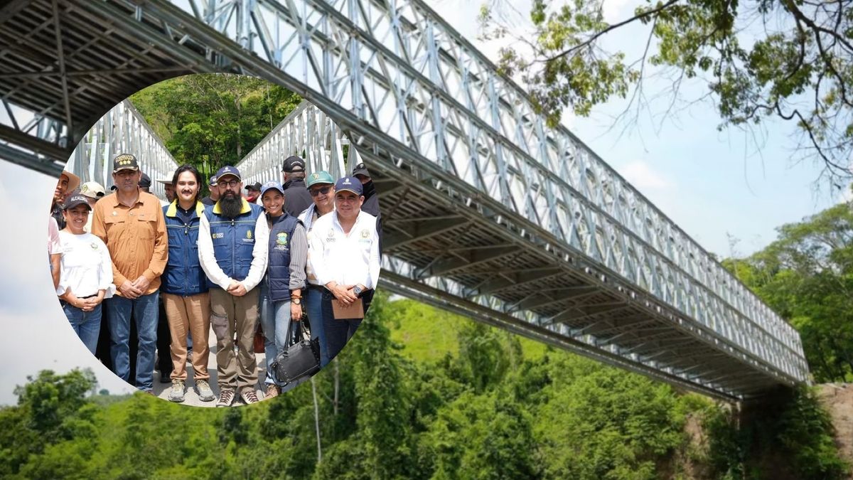 Puente metálico Bocas del Opón