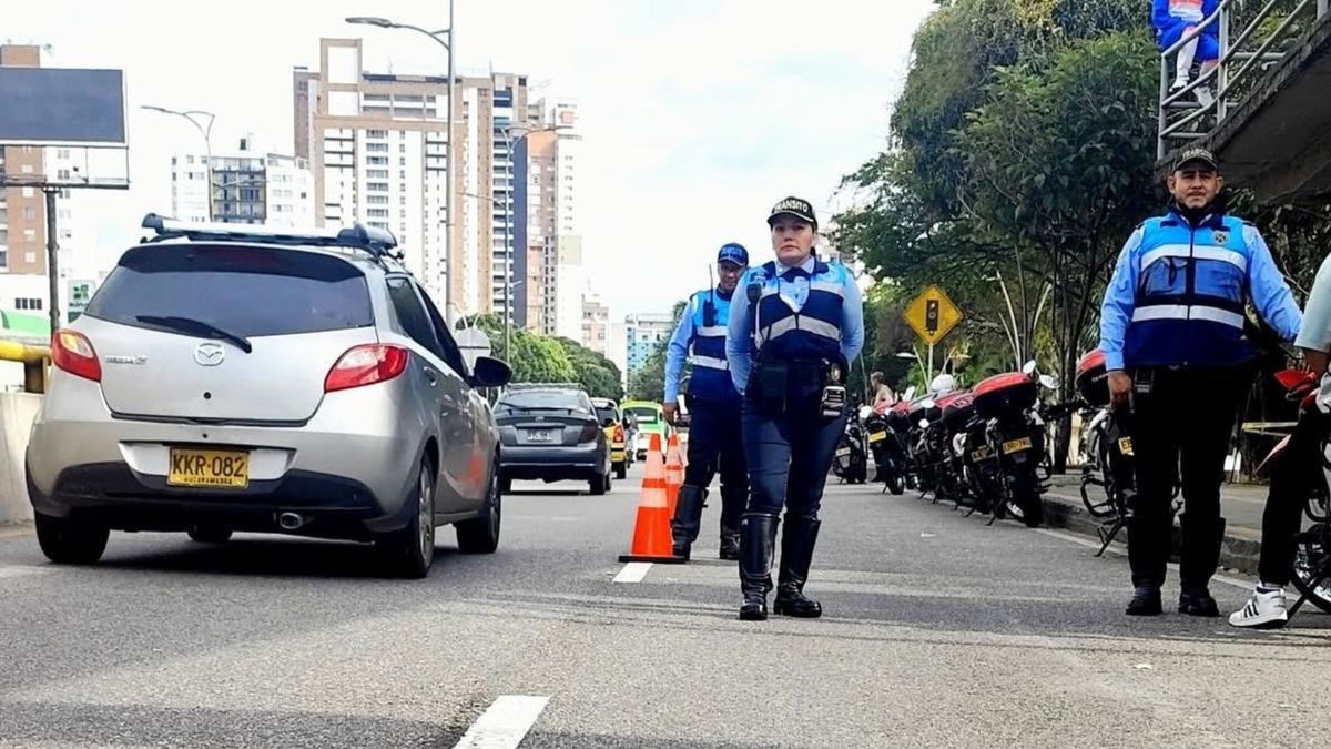 Retén tránsito Bucaramanga