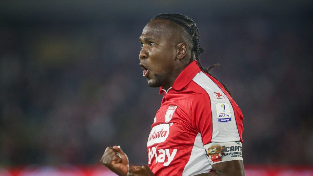 Hugo Rodallega, capitán de Santa Fe