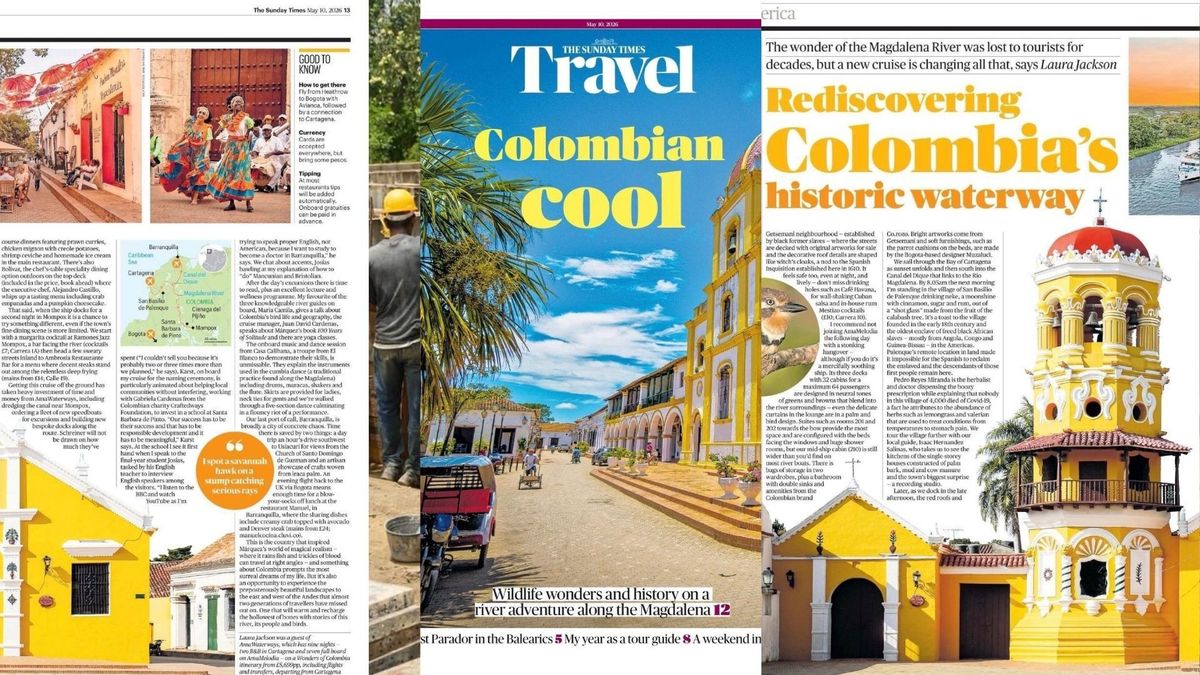 Revista internacional resalta a Mompox y Palenque como destinos turísticos imperdibles