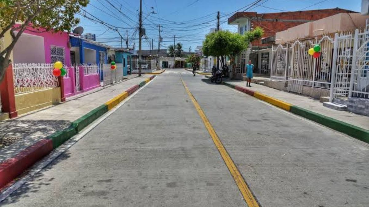 Nueva vía en el barrio 7 de Agosto