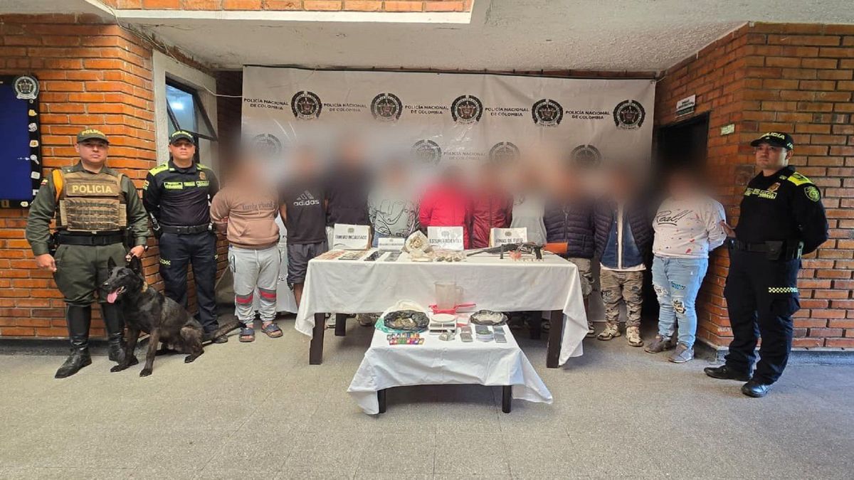 Diez capturados integrantes del Cartel del Gramo en Isnos, Huila