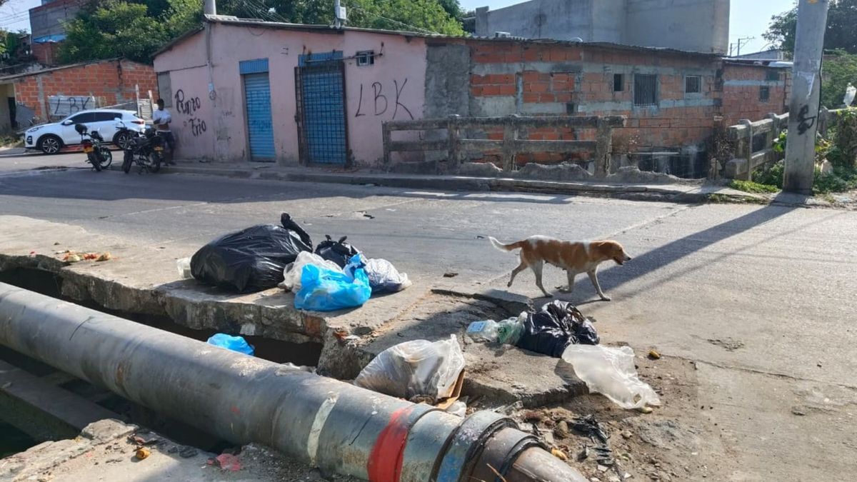 Vecinos denuncian el mal estado del puente de la Machaca