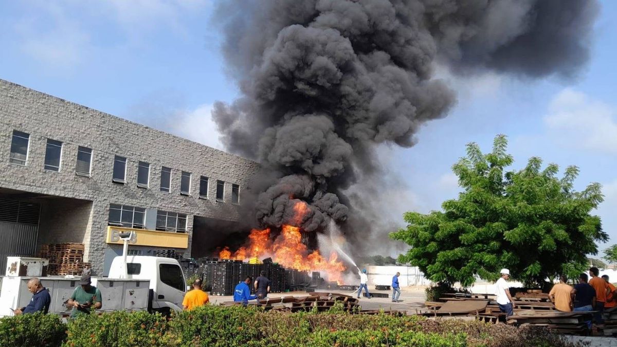 Incendio en Malambo