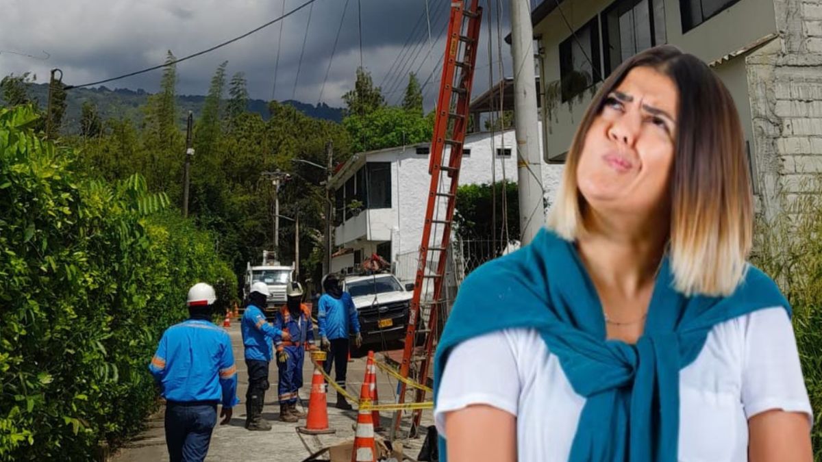 Técnicos de Enel Colombia - mujer molesta