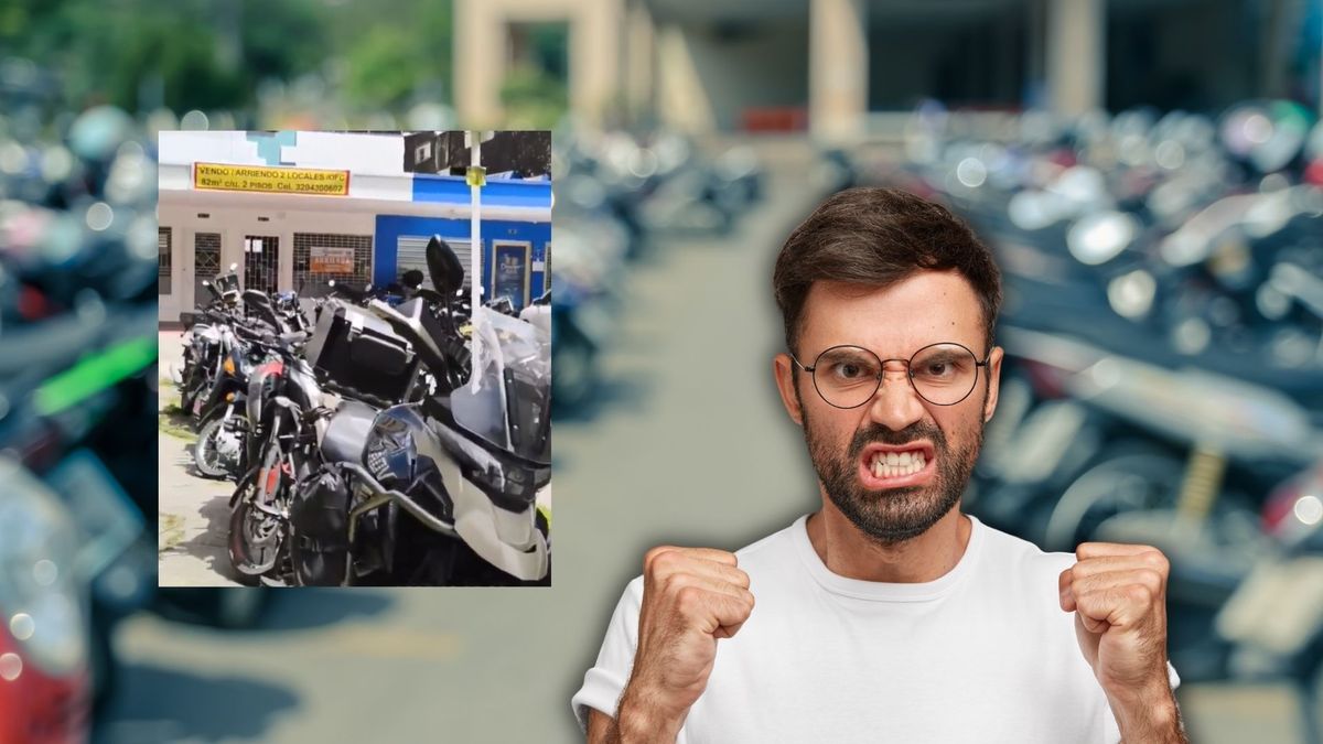 Usaquén: denuncian motos parqueadas sobre andenes