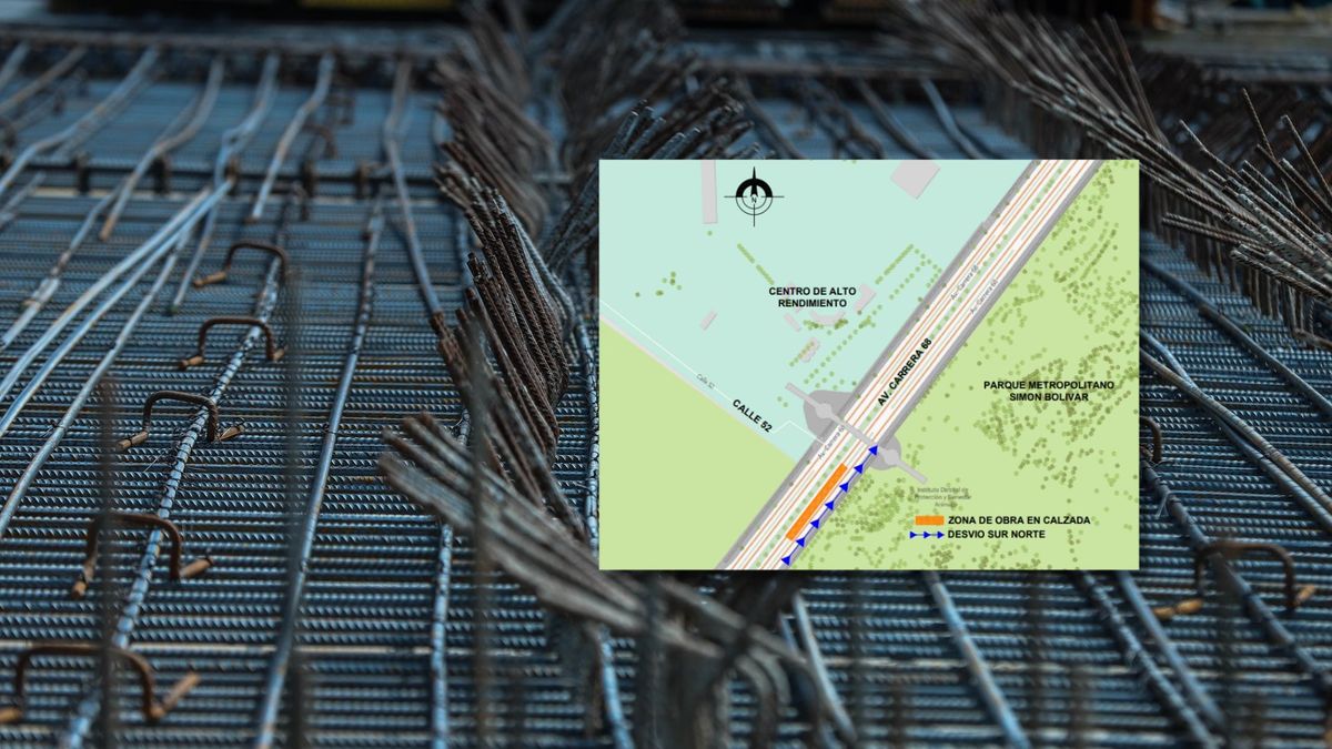 Punto de la obra donde habrá cierre de carril