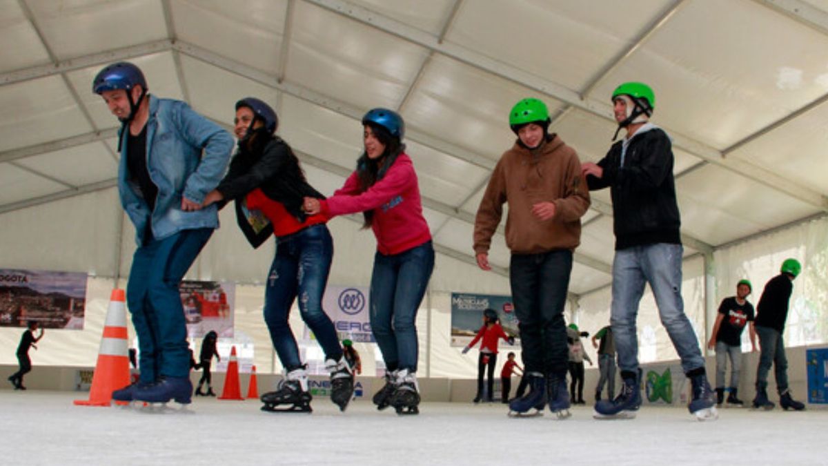 Pista de hielo gratis en Bosa Bogotá cierre 17 de mayo