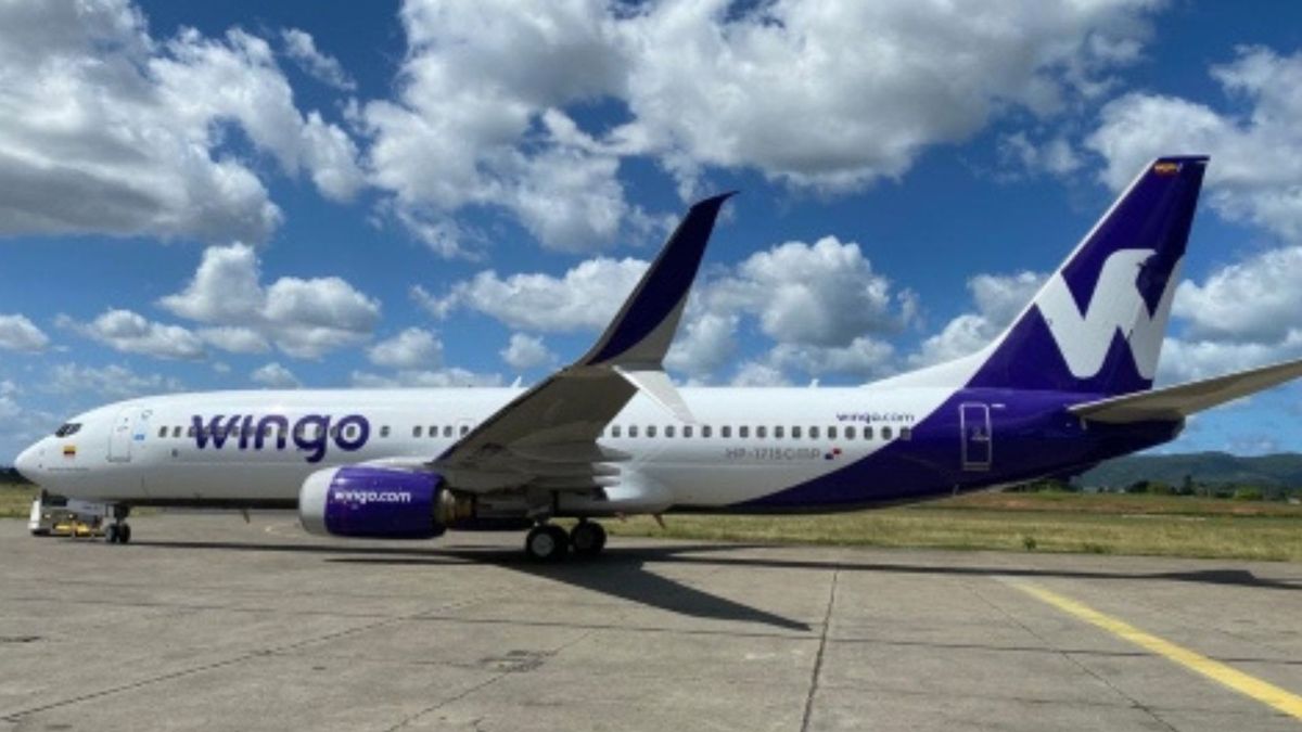 Avión Wingo vuelos Colombia