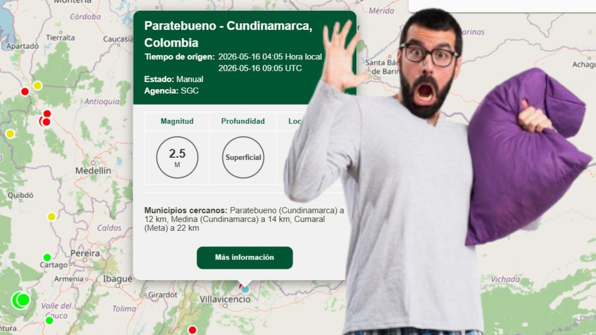 Temblor en Paratebueno, Cundinamarca