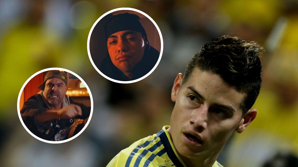 James Rodríguez, Álvaro "El Tigre" Córdoba y Nicolás Arrieta