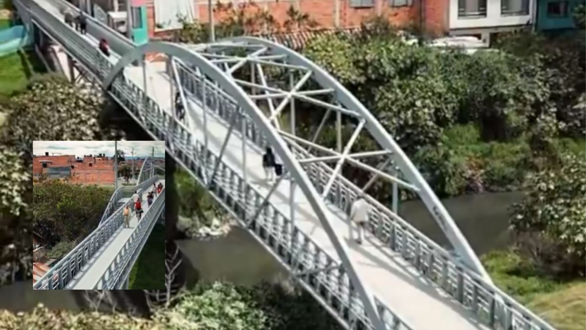 Bogotá estrena puente en Getsemaní 15 barrios ganan paso