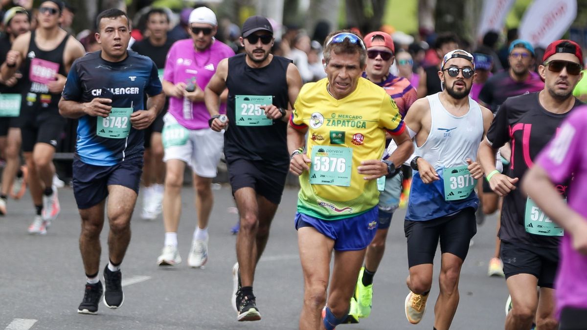 Participantes de una carrera atlética